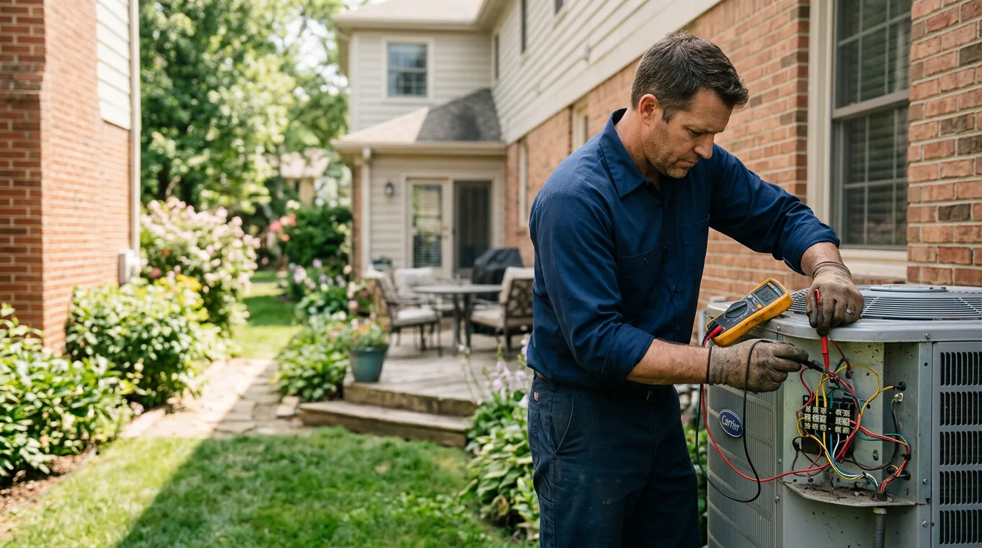 HVAC technician working near Wimberley, TX